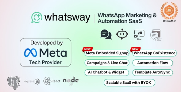 WhatsWay – WhatsApp Marketing & Automation SaaS Platform with AI Bot